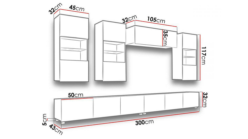 Модульная гостиная Порту 5 МДФ (7).jpg