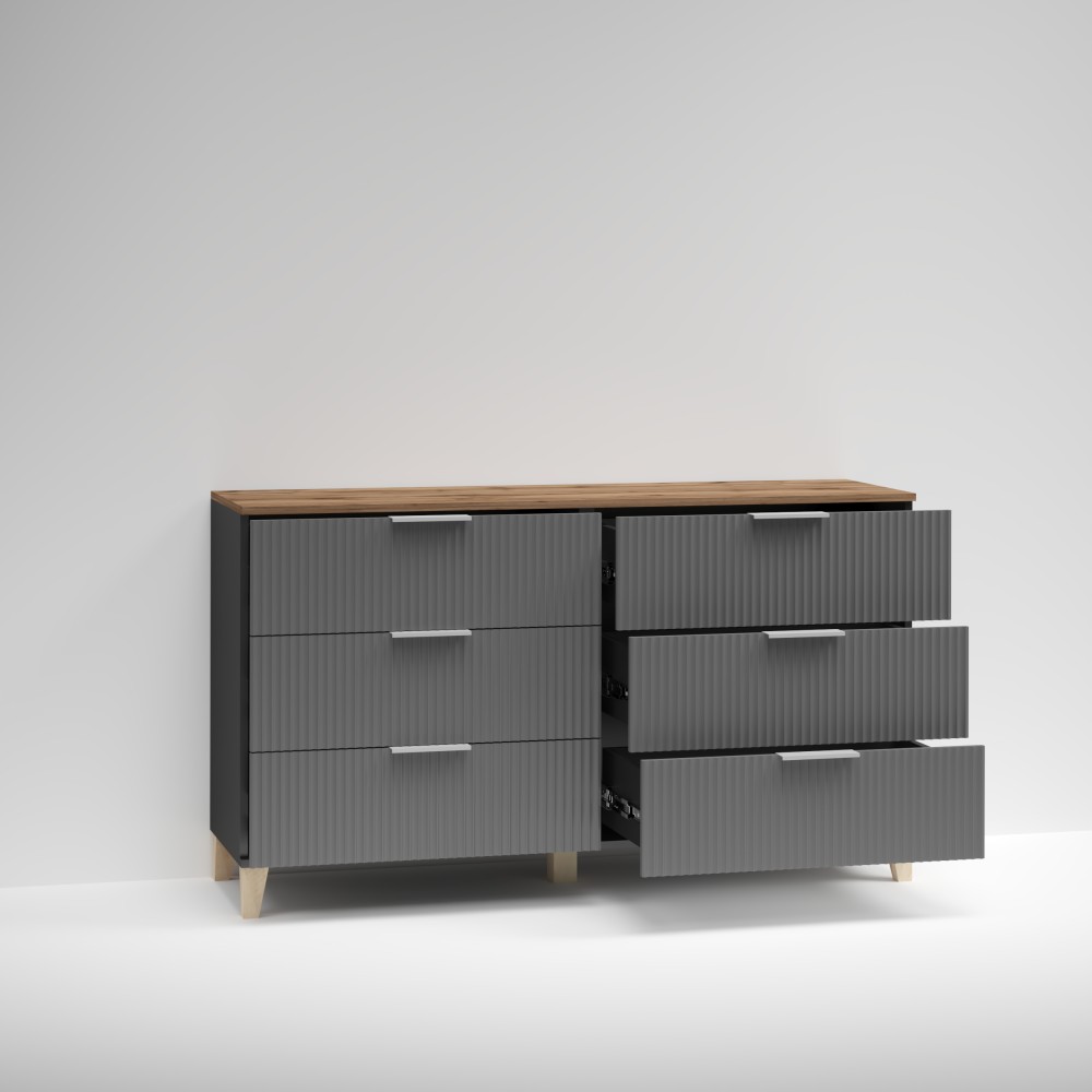 комод Сальвадор-14 черный - графит - дуб ящики.jpg