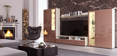 Модульная стенка для гостиной "Локер-35"