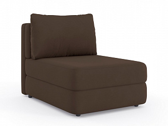 Кресло для отдыха "Степ" раскладное велюр зара браун 20