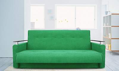 Диван книжка "Милан Люкс" зеленый