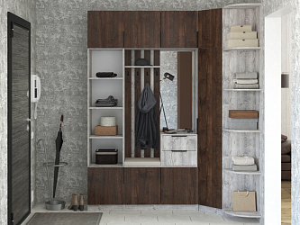 Модульная прихожая "Трим-12" ЛДСП