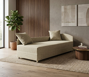 Тахта "Ф-диван" рогожка бежевая