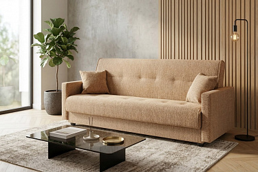 Диван книжка "Милан" золотой