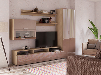 Модульная стенка для гостиной "Локер-7"