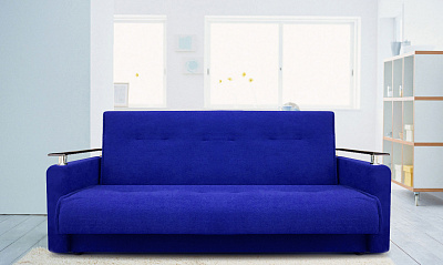 Диван книжка "Милан Люкс" синий