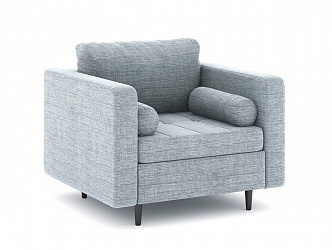 Кресло для отдыха "Деннес" рогожка дрим лайт грей