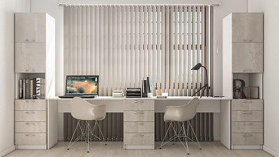 Модульная подростковая мебель у окна "Алиса-9"