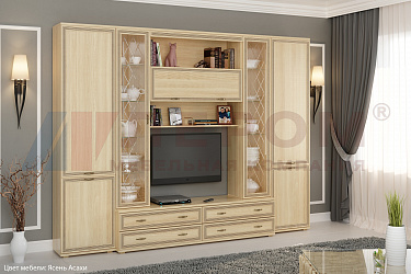 Модульная стенка для гостиной "Карина-6"