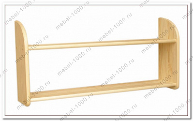 Полка из натурального дерева №8
