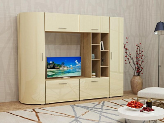 Модульная стенка для гостиной "Радиолла-6"