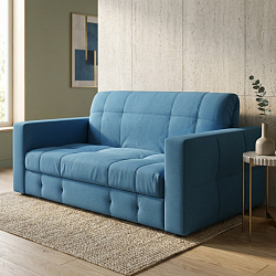 Диван аккордеон на металлокаркасе "Соренто-2" мазерати блю 33