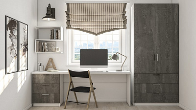 Модульная подростковая мебель у окна "Алиса-7"